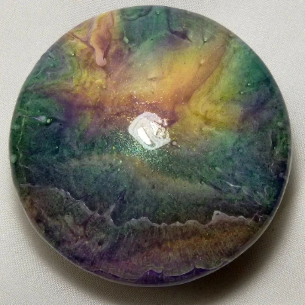 Hand Crafted Cabinet Door Knobs Hand Painted Wooden Resin Furniture Kitchen